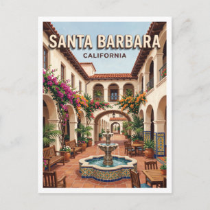 El Paseo Santa Barbara California Postcard