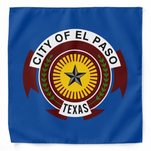 El Paso City flag Bandana