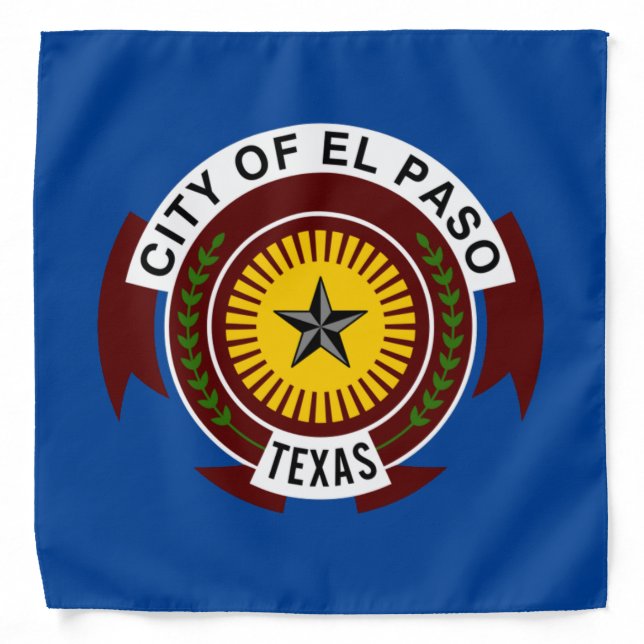 El Paso City flag Bandana (Front)