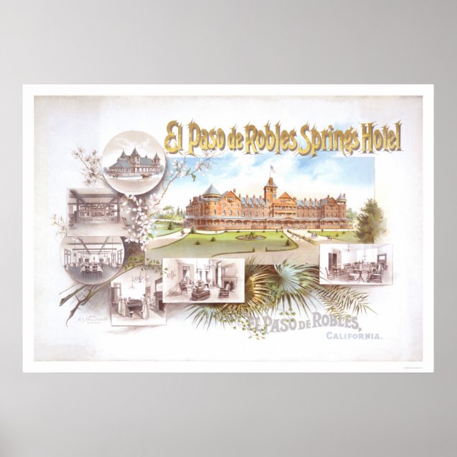 El Paso de Robles Springs Hotel Poster (Front)