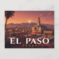 El Paso Postcard | Plaza Theatre Downtown Souvenir