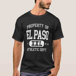 El Paso Retro Athletic Property Dept T-Shirt