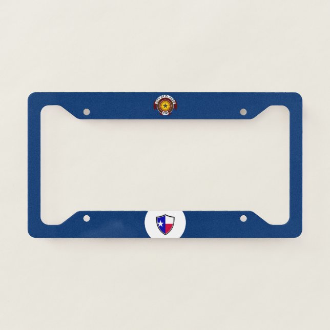 El Paso (Texas) city flag  License Plate Frame (Front)