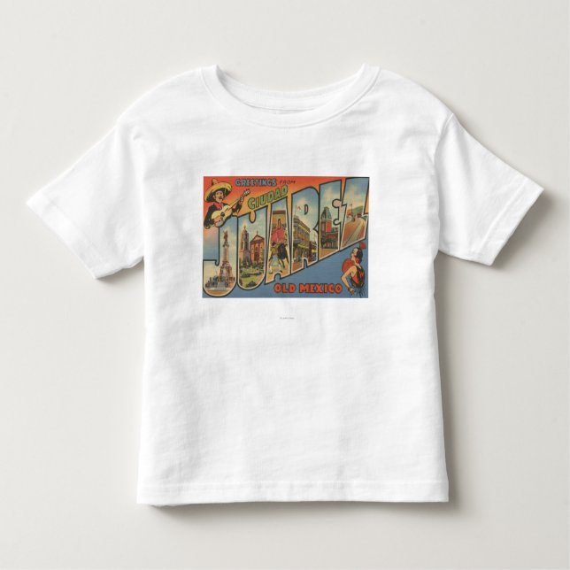 El Paso, Texas - Ciudad Juarez Toddler T-shirt (Front)