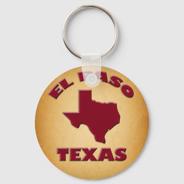 EL PASO, TEXAS KEYCHAIN (Front)