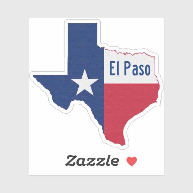 El Paso Texas Sticker (Sheet)