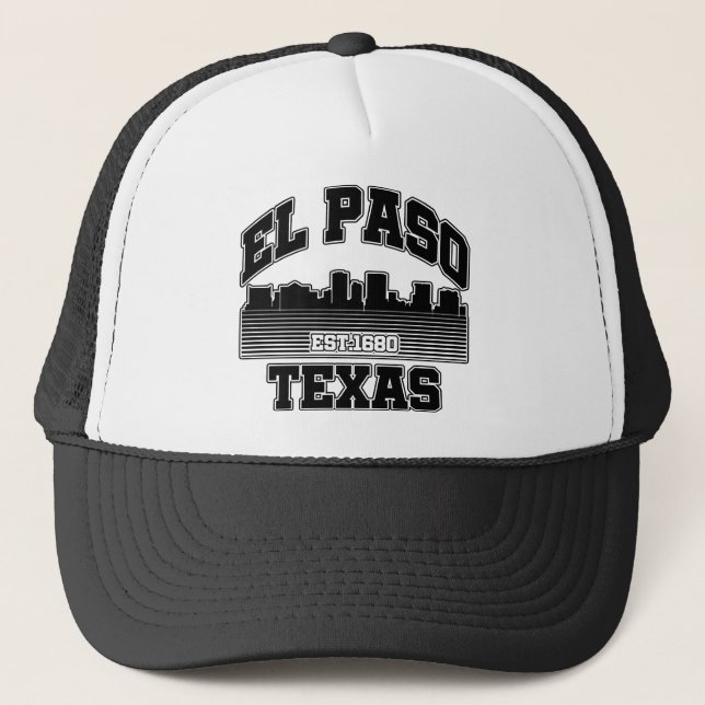 El Paso,Texas Trucker Hat (Front)