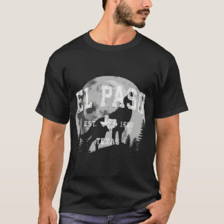 El Paso Texas Tx Vintage Athletic Sports Design T-Shirt