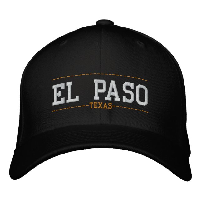 El Paso Texas USA Embroidered Hats (Front)