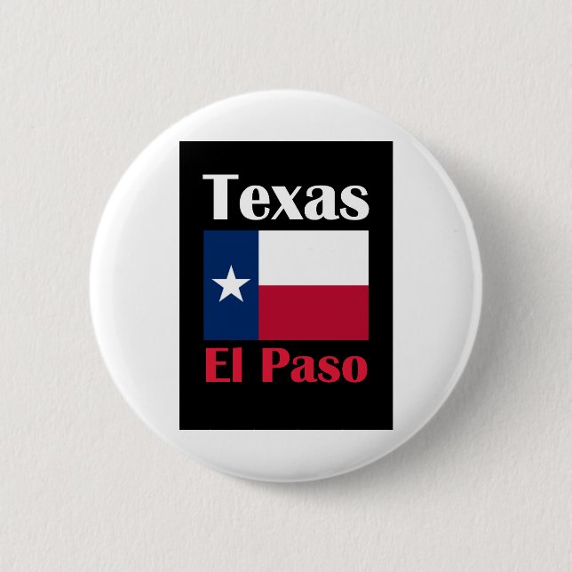 El Paso TX Button (Front)