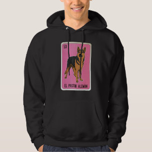 El Pastor Aleman Mexican Slang Lottery Bingo Cards Hoodie