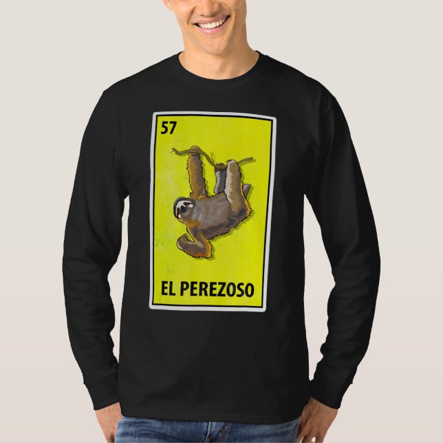 El Perezoso Mexican Parody Lottery T-Shirt (Front)