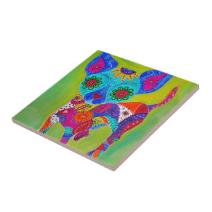 EL PERRO DOG  CHIHUAHUA TILE