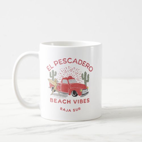 El Pescadero Beach Vibes vintage Coffee Mug