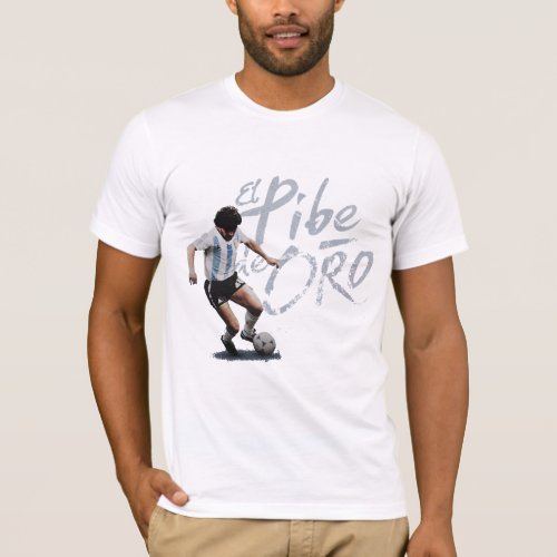 El Pibe de Oro  Maradona T_Shirt