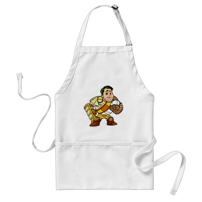 El Picklesaur Staff Altador Player Adult Apron (Front)