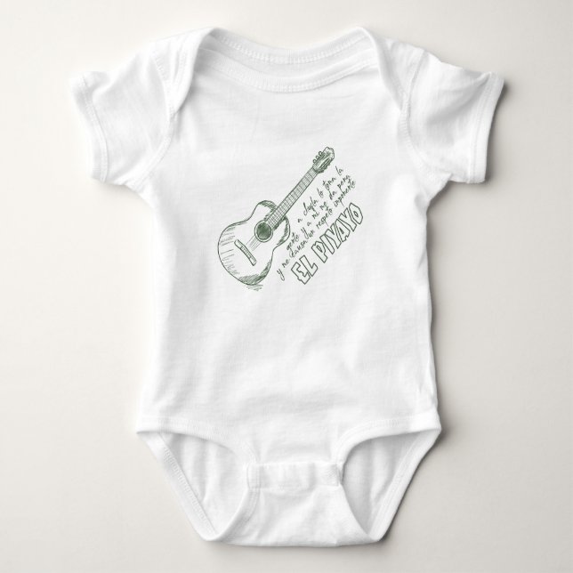 El Piyayo Baby Bodysuit (Front)