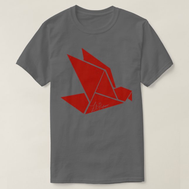 EL PROFESOR ORIGAMI BIRD MONEY HEIST T-Shirt (Design Front)