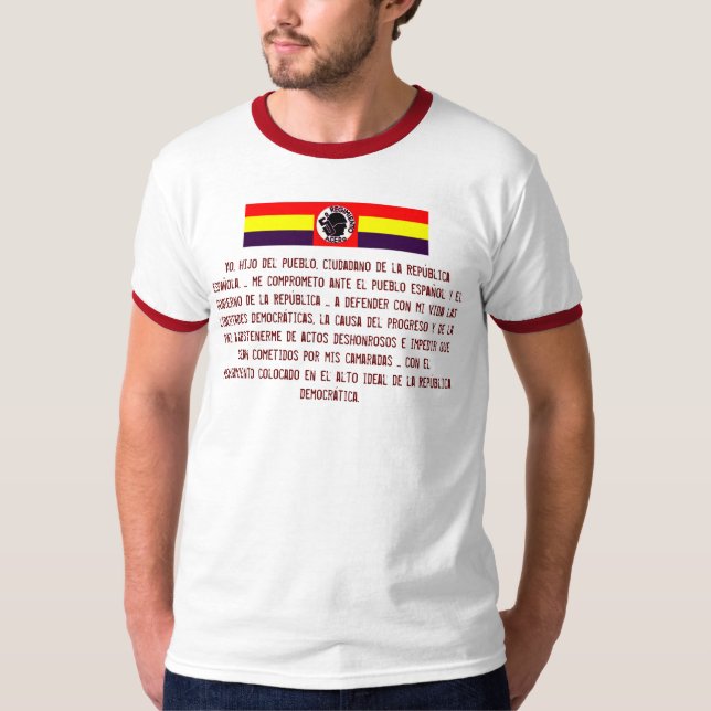 El Quinto Regimiento Spain civil war T-Shirt (Front)