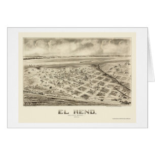 El Reno, OK Panoramic Map - 1891
