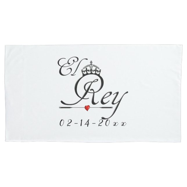 El Rey - Crowned King Pillow Case (Front)