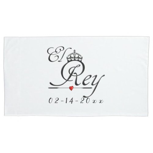 El Rey _ Crowned King Pillow Case