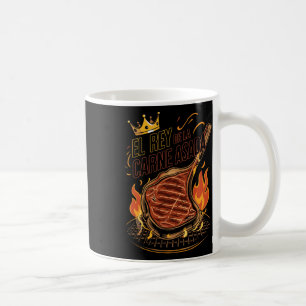 El Rey De La Carne Asada Bbq Cookout Master King F Coffee Mug