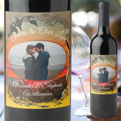 El Rio Pitillal Cheers to Our Love 2009 Wine Label