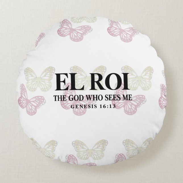 EL ROI  ROUND PILLOW (Front)