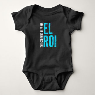 El Roi The God Who Sees Me Bible Verse  Baby Bodysuit