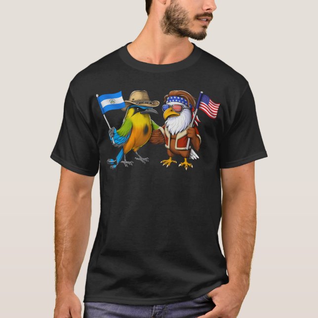 El Salvador American Heritage T-Shirt (Front)