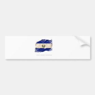 El Salvador Bumper Sticker- Dios Union Libertad Sticker