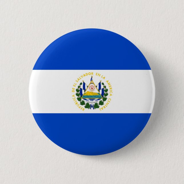 El Salvador Button (Front)