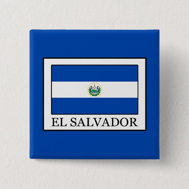 El Salvador Button (Front)