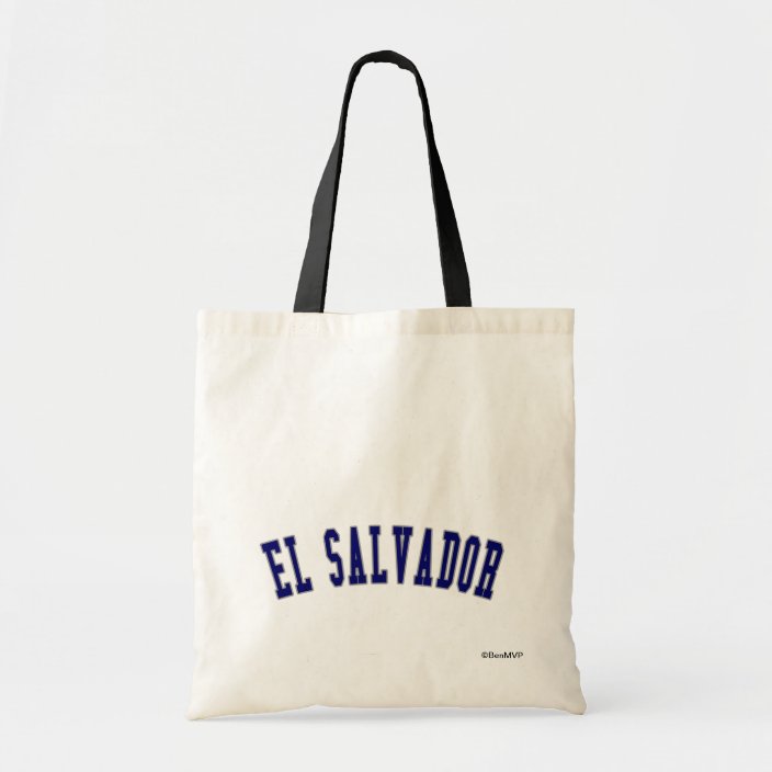 El Salvador Canvas Bag