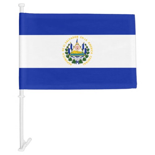 El Salvador Car Flag