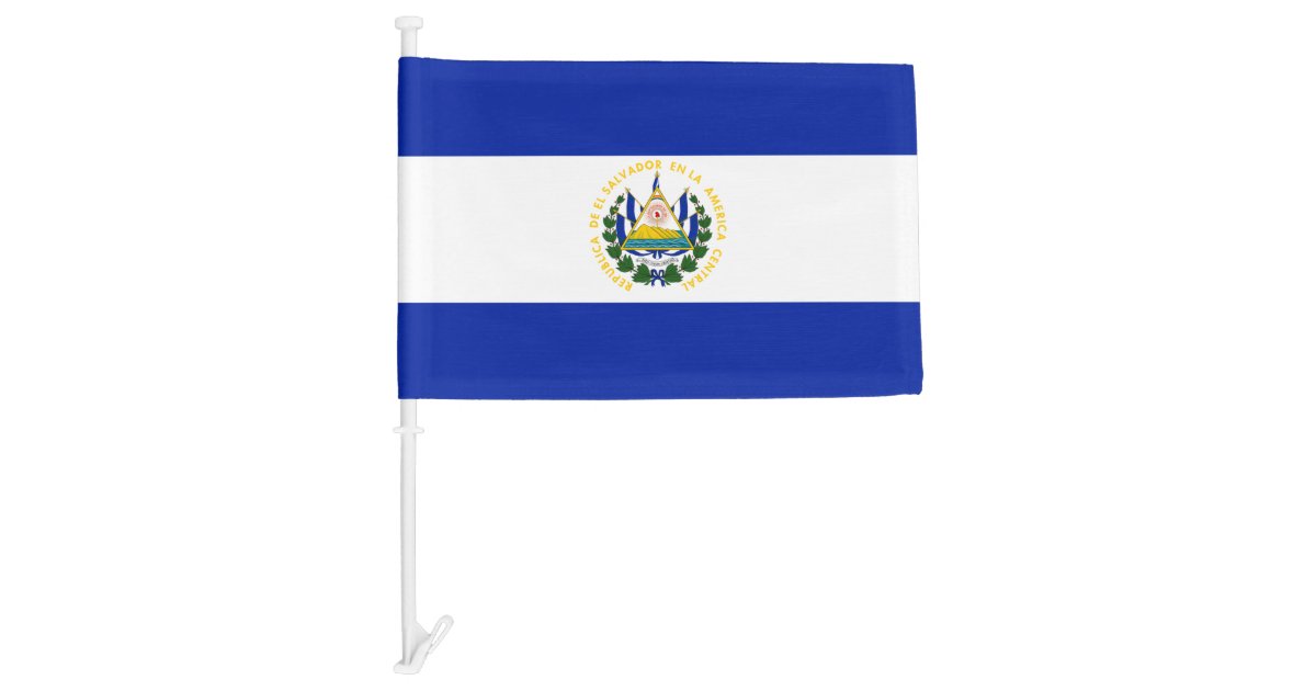 El Salvador Car Flag | Zazzle