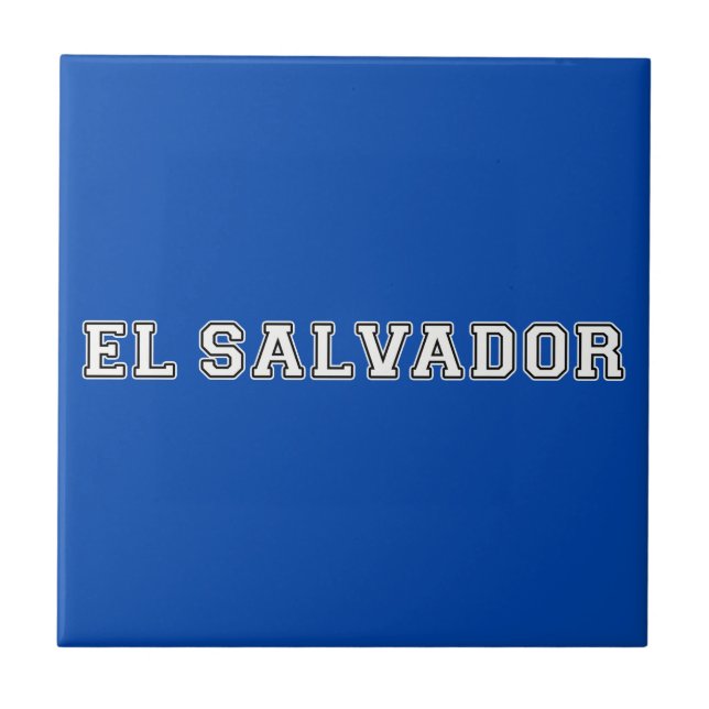 El Salvador Ceramic Tile (Front)