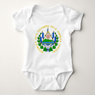 El Salvador Coat of Arms Baby Bodysuit