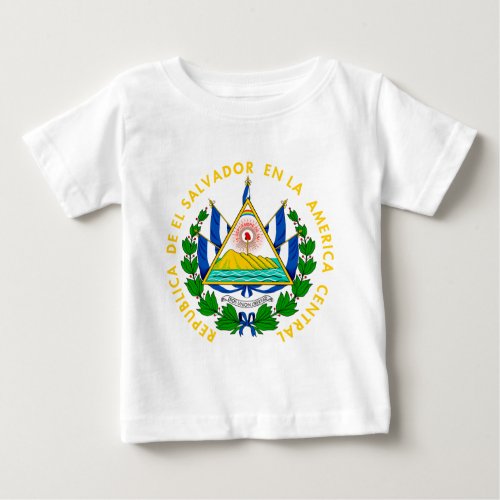 El Salvador coat of arms Baby T_Shirt