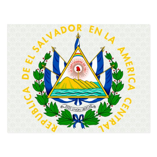 Download El Salvador Coat of Arms detail Postcard | Zazzle.com