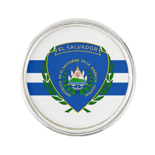 El Salvador Coat of Arms Lapel Pin