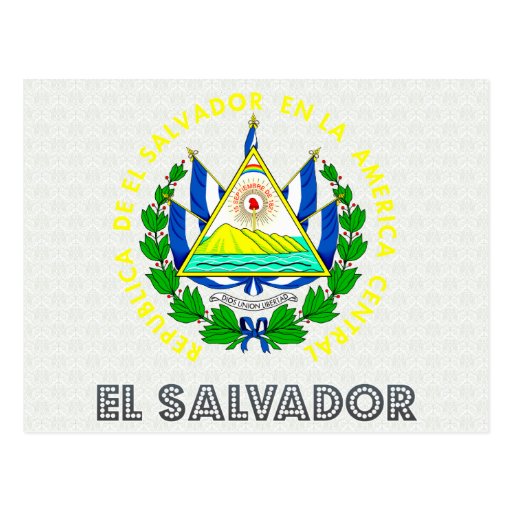 El Salvador Coat of Arms Postcard | Zazzle