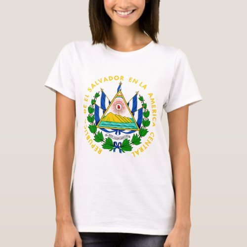 El Salvador coat of arms T_Shirt