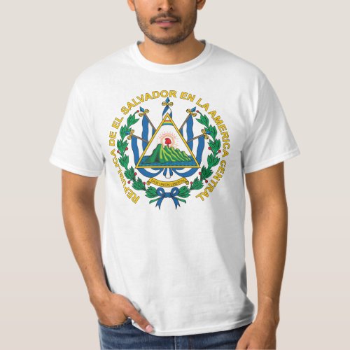 El Salvador Coat of Arms T_shirt