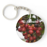 El Salvador Coffee Beans Keychain