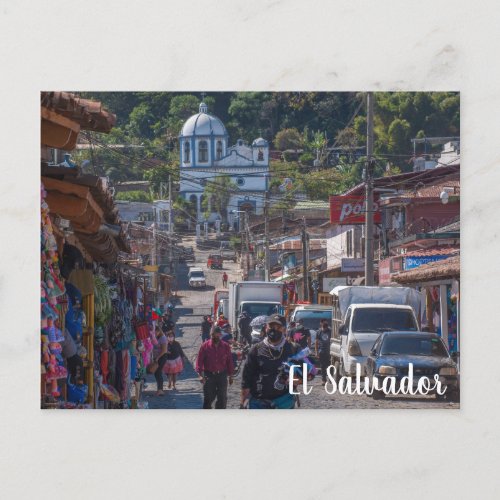 El Salvador Concepcin de Ataco Postcard