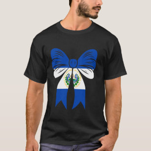 El Salvador Coquette Bow Cute Dainty Ribbon Salvad T-Shirt