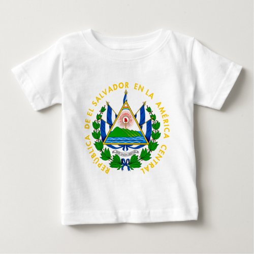 el salvador emblem baby T_Shirt
