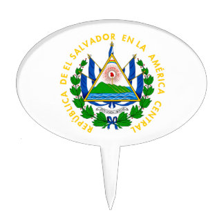 El Salvador - emblem/flag/coat of arms/symbol Cake Topper